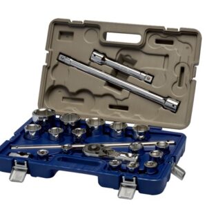 Juego Dados 3/4" Hex, mm, 21 piezas