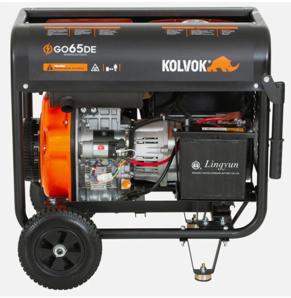 GENERADOR ELECTRICO DIESEL 6.5KVA KOLVOK - Imagen 2