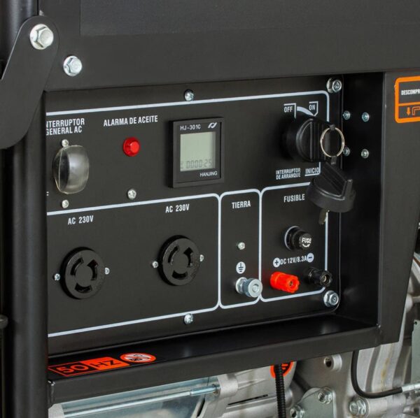 GENERADOR ELECTRICO DIESEL 6.5KVA KOLVOK - Imagen 4