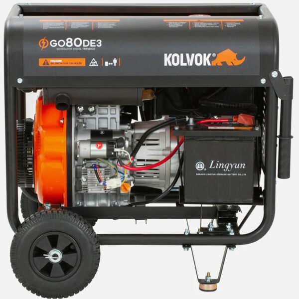 GENERADOR ELECTRICO DIESEL TRIFASICO 8.1KVA KOLVOK - Imagen 2