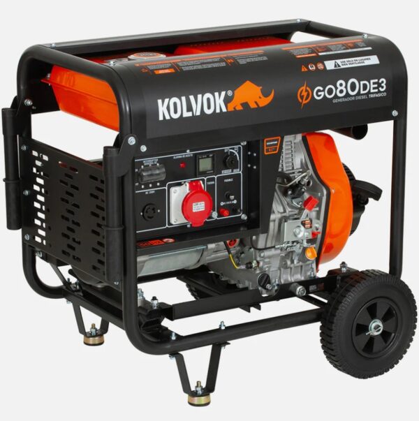 GENERADOR ELECTRICO DIESEL TRIFASICO 8.1KVA KOLVOK