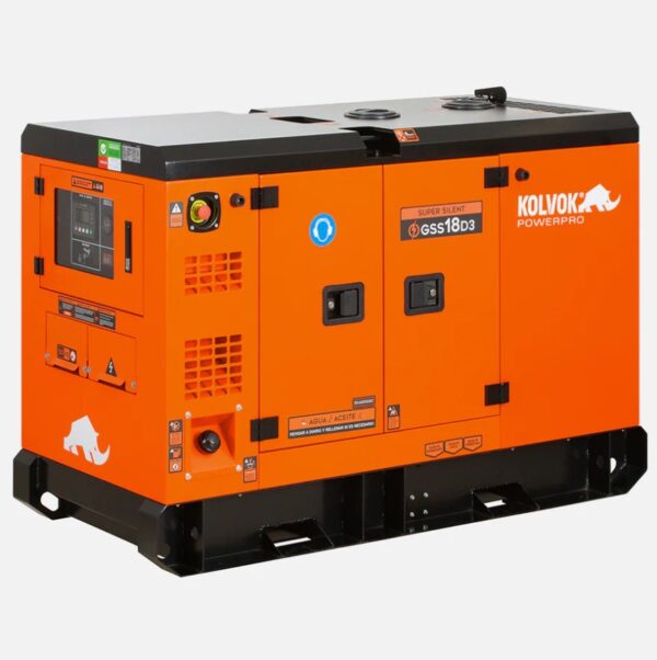 GENERADOR ELECTRICO DIESEL TRIFASICO 18KVA KOLVOK