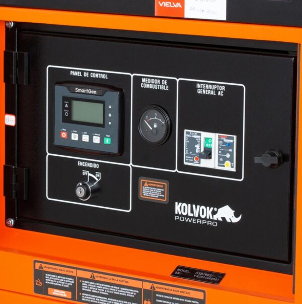 GENERADOR ELECTRICO DIESEL TRIFASICO 18KVA KOLVOK - Imagen 4